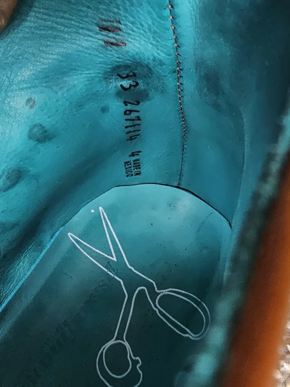 Speedbump Chukka // Tan (US:11)- PskaufmaChukka Boots with Turquoise Lining